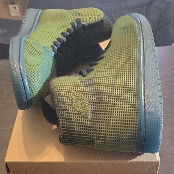 Jordan 1 Retro 4Lab1 Rare Tropical Teal (2014) Mens 10 Womens 11.5 EUC - Picture 8 of 10